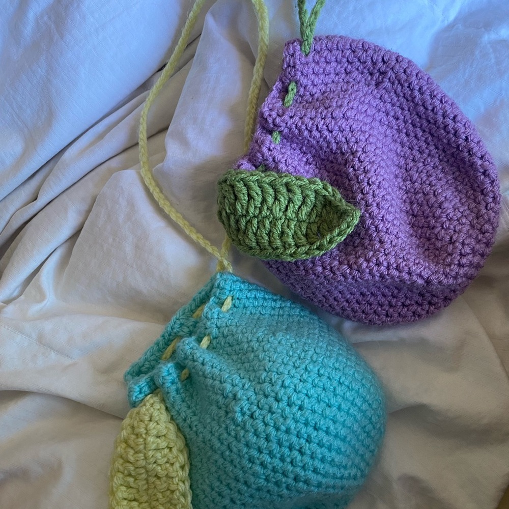 Handmade Crochet Fruit Bag